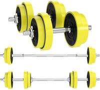 Dumbbell Set Barbell 20kg Adjustable Weights Home Gym Strength Training Fitness