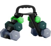 Dumbbell Set with Rack 1kg 3kg 5kg Weights Strength Home Gym Kettlebell Stand