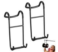 Dumbbell Spotter Hook, 2 PCS Dumbbell Hooks Heavy Duty Dumbbells Rack 220lbs Dumbbells Rack Dumb Bell Storage Stand Holder for Home Gym Exercise