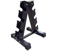 Dumbbell Storage Rack - 3-Tier A-Frame Design for Home Gym Organization & Space Saving