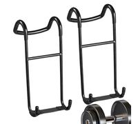 Dumbbell Watching Hooks - Dumbbell Hooks | Dumbbell Stands, 2X Heavy Duty Dumbbell Holder Fasteners, 225lb Capacity, Dumbbell Attachment for Halt Hanger