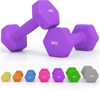 Dumbbell Weights Set Hex Home Gym Strength Training 1.5kg 2kg 3kg 4kg 6kg