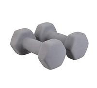 Dumbbells, a Pair Hexagonal Solid Dumbbell, for Bodybuilding Fitness Weight Lifting Training Home Gym/Gray / 2 x 3kg