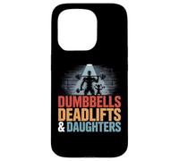 Dumbbells Deadlifts Daughters Weightlifting Deadlifting Case for iPhone 15 Pro