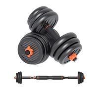 Dumbbells, Dumbbells Set Weights 2pcs Detachable Dumbbell Lady Men Fitness Barbell At Home Gym Equipment Weight Loss(20kg(10kg*2))