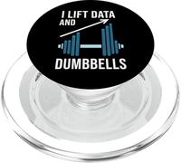 Dumbbells Fitness Workout Data Scientist Analyst Programmer PopSockets PopGrip for MagSafe