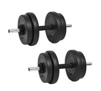 Dumbbells Gym Exercise Strength Training Free Weight Plate Equipment vidaXL