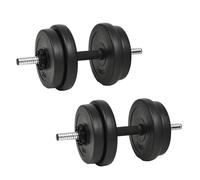 Dumbbells Gym Exercise Strength Training Free Weight Plate Equipment vidaXL