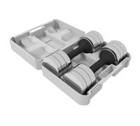 Dumbbells Set Weight Lifting Training Home Gym 3x weights Storage Box 10kg x 2