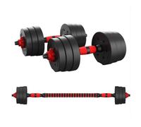 Dumbbells Set Weights A Pair Dumbbell 2 In 1 Lifting Dumbells Adjustable Barbell Household Multi-function Gym Training(30kg(15kg*2))