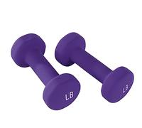 Dumbbells Set Weights Home Dumbbell Sports Equipment Exercise For Core And Strength Training Ergonomic Comfort Grip(Purple,4LB(2LB*2))