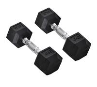 Dumbbells Weight Lifting Exercise Home Fitness 2x4kg Hexagonal Black