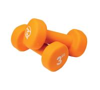 Dumbell Set Pack of 2 Fitness Mad Orange 3kg