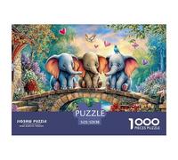 Dumbo Flying 1000 Piece Jigsaw Puzzles Family Game Challenge High Difficulty Educational Game Couple Art for Adults & Kids Age 12 Years Up 52x38cm/1000pcs