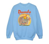 Dumbo Flying Elephant Sweatshirt Disney Baby Blue 9 Years