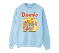 Dumbo Flying Elephant Sweatshirt Disney Baby Blue S