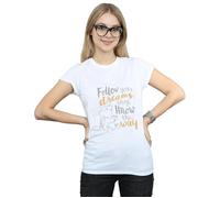 Dumbo Follow Your Dream Cotton T-Shirt Disney White L