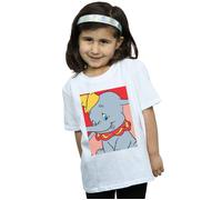 Dumbo Portrait Cotton T-Shirt Disney White 9 Years
