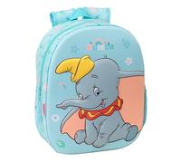 DUMBO School Backpack, 3D Design, Ideal for Children of Different Ages, Comfortable and Versatile, Quality and Resistance, 27 x 10 x 33 cm