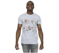 Dumbo Story Book Page T-Shirt Disney Grey L