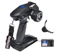 DUMBORC X4 2.4GHz 4-Channel RC Radio Transmitter and Receiver P6F with Fail-Safe & Low Voltage Alarm Function Mixed Mode for Rc Vehicle Car Boat Tank Model Parts Remote Controller