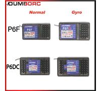 DumboRC X6 X4 X5 2.4G 6CH Transmitter W/ P6FG Gyro P6F Receiver LED Light Set for 1/10 1/8 Crawler Axial SCX10 D90 RC Car Boat 1PCS P6DC