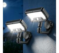 Dumenix Magnetic Solar Lights Outdoor Motion Sensor, 92 LED 270° Wide Angle Magnetic Solar Light, Solar Lights Outdoor Garde IP65 Waterproof Solar Outdoor Light for Yard Patio Fence Garden Garage
