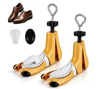 Dumenix Shoe Stretcher, 2 Pieces Shoe Trees for Women and Men, 4-Way Boot Widener Stretch Width & Length, Adjustable Leather Boot Expander Stretcher for Wide Feets, Shoe Expander for Boots, Sneakers