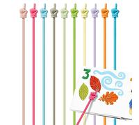 Dumero 10pcs Finger Pointer for Classroom, Reading Pointers for Kids, Hand Pointing Stick, Teaching Finger Class Pointer for Teachers, Classroom Teacher Must Haves Supplies Essentials