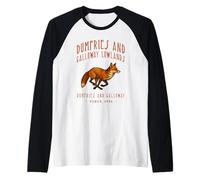 Dumfries and Galloway Fox Scottish Lowland Raglan Baseball Tee