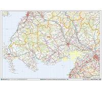 Dumfries & Galloway - DG - Postcode Wall Map - Paper