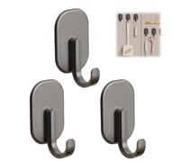 Duminyu 3 PCS Heavy Duty Magnetic Hooks for Fridge & Cruise Cabins - Strong Swivel Magnet Hook for Hanging, Large Magnetic Coat Hooks for Home, Office, Grill & Locker, Easy to Use
