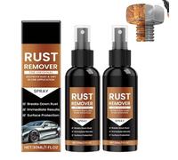 Duminyu Fast-Acting Rust Remover Spray for Metal, 2-Pack - Rust Converter & Inhibitor for Cars, Bikes, Wheels & Patio Slabs, Effective Anti-Rust Treatment & Stain Remover