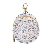 Dummy Bag Blue Little Stars Soother Pods Pacifier Pouch Case Holder Soother Pod Box Pacifier Holder Case Travel Case Attach to Diaper Bags Hold Pacifier for Keys Earphones Lip Balm