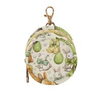 Dummy Bag Loveliness Bunnies Pattern Soother Pods Pacifier Pouch Case Holder Soother Pod Box Pacifier Holder Case Travel Case Attach to Diaper Bags Hold Pacifier for Keys Earphones Lip Balm