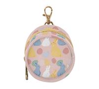 Dummy Bag Loveliness Bunnies Soother Pods Pacifier Pouch Case Holder Soother Pod Box Pacifier Holder Case Travel Case Attach to Diaper Bags Hold Pacifier for Keys Earphones Lip Balm