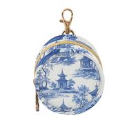 Dummy Bag Pagodas and Willow Trees Soother Pods Pacifier Pouch Case Holder Soother Pod Box Pacifier Holder Case Travel Case Attach to Diaper Bags Hold Pacifier for Keys Earphones Lip Balm