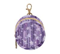 Dummy Bag Pattern with Digital White Stars Soother Pods Pacifier Pouch Case Holder Soother Pod Box Pacifier Holder Case Travel Case Attach to Diaper Bags Hold Pacifier for Keys Earphones Lip Balm