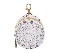 Dummy Bag Red Little Stars Soother Pods Pacifier Pouch Case Holder Soother Pod Box Pacifier Holder Case Travel Case Attach to Diaper Bags Hold Pacifier for Keys Earphones Lip Balm