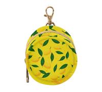 Dummy Bag Yellow Mango Soother Pods Pacifier Pouch Case Holder Soother Pod Box Pacifier Holder Case Travel Case Attach to Diaper Bags Hold Pacifier for Keys Earphones Lip Balm