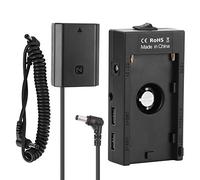 Dummy Battery Adapter for A9 A7R3 A7M3 A7S3, Full Decode Battery Board Set to Extend Shooting Time and Power Camera, Black