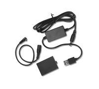 Dummy Battery for Cameras - Continuous Power Supply, Multiple Safety Protections, Extended Camera Life, Compatible with 1100D 1200D 1300D 1500D 3000D