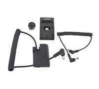 Dummy Battery Kit for 7D SLR Camera, Full Decoding, F970 Battery Powered, Black - Continuous Power Supply, Multiple Protection Technology, Easy Installation