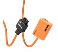 Dummy Battery with D Tap Connector Power Cable 60cm Long Replacement for A7 A7M2 A7R2 A7S2 A6000 A6300 A6500 A5000 A5100 Cameras Professional Video Recording Live Streaming