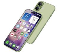Dummy Fake Phone Model, Looks Like Real Phone Dummy Compatible with Phone 17, Prank Stuff Decoy Pear Non-Working Toy Phone 17 for Kids (Green)
