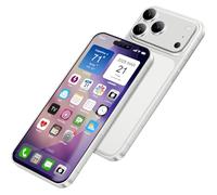 Dummy Fake Phone Model, Looks Like Real Phone Dummy Compatible with Phone 17 Pro, Prank Stuff Decoy Pear Non-Working Toy Phone 17Pro for Kids (Silver)