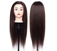 Dummy For Face Make-up Practice/Hair Dummy For Hair Styling/Hair Dummy For Hair Styling Practice/Salon Mannequin For Hairstyle Practice - Brown
