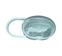 Dummy Holder Case - Dummy Tale, Transparent Pacifier Container, Multifunctional Case for Dummy Holder | Dustproof Pacifier Case for Travel and Shopping, Blue, Se référer au descriptif, Refer to