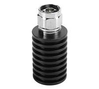 Dummy Load Antenna DL30A High Precision 50Ohm Coaxial Terminator 15W DC1GHz Ceramic Resistance for Radio Testing N/M Connector Alloy Material 65mm Length (N type)