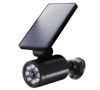 SOL1801S Dummy Solar IR Security CCTV Camera with Flashing Red LED Diode Motion Sensor Surveillance with Accessories Indoor Outdoor